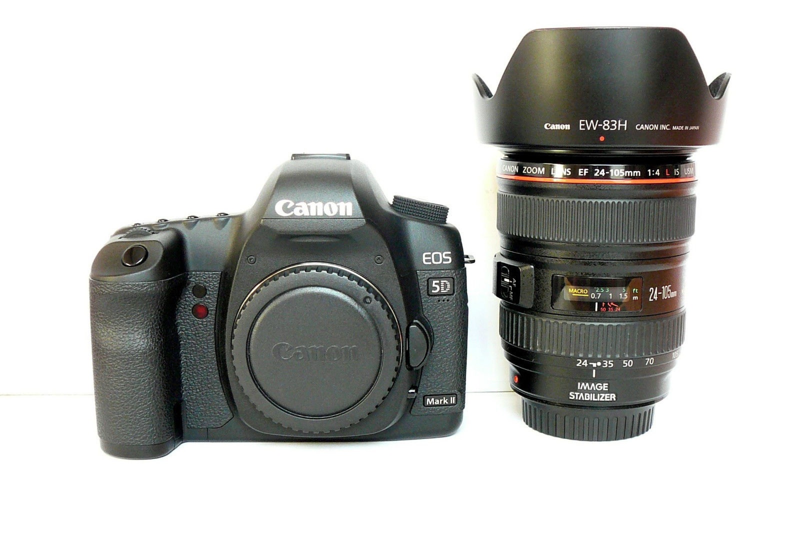 Canon EOS 5D Mark II + Obj. Canon EF IS USM 24 - 105 mm f/4.0 série L